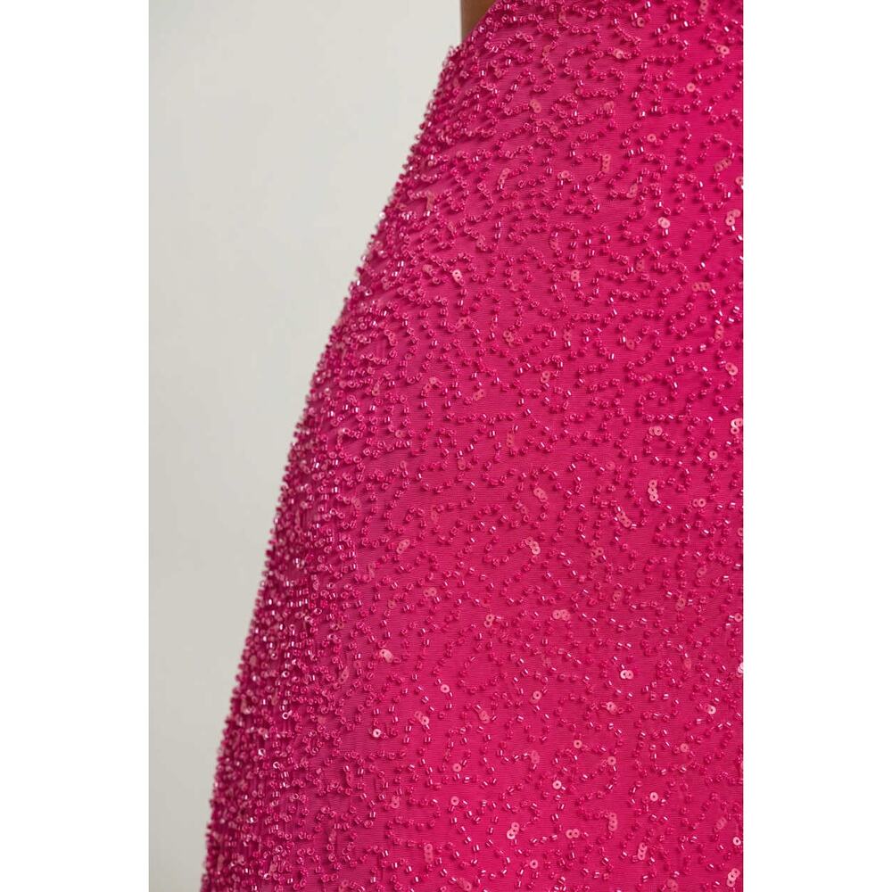 NWT Oh Polly Emilion Embellished Cut Out Mini Dress in Fuchsia - Picture 3 of 9